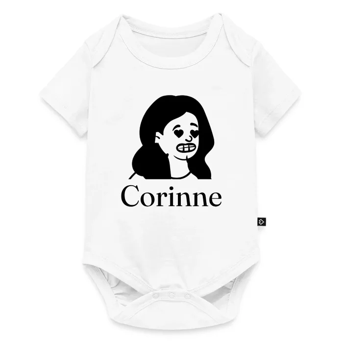 Body bébé personnalisé au prénom Corinne