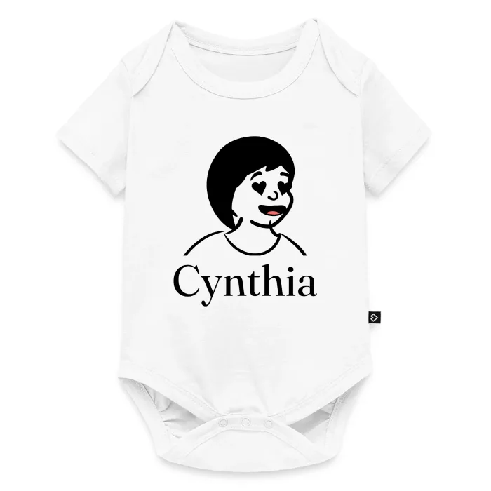 Body bébé personnalisé au prénom Cynthia