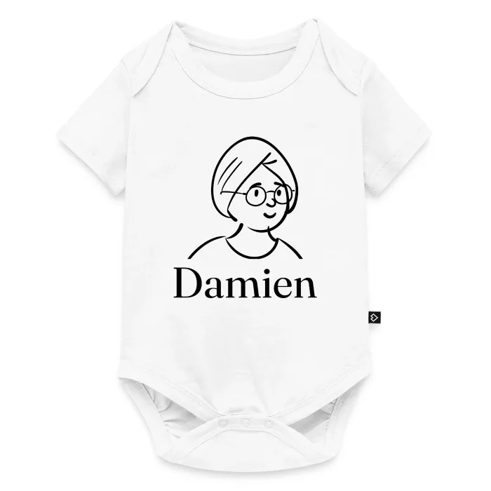 Body bébé personnalisé au prénom Damien