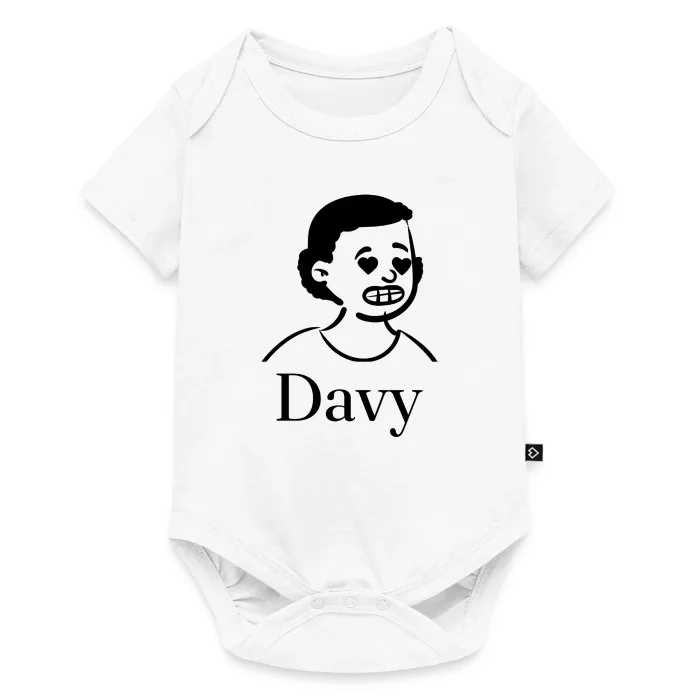 Body bébé personnalisé au prénom Davy