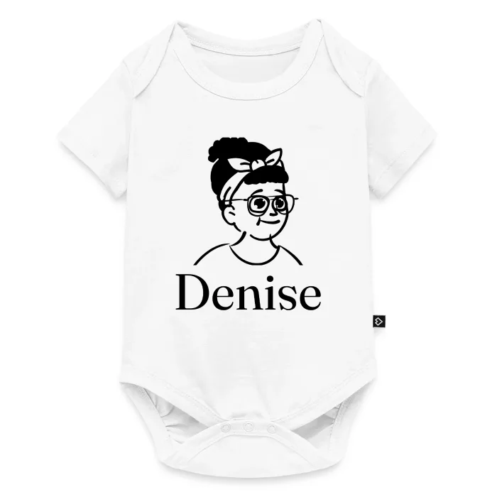 Body bébé personnalisé au prénom Denise