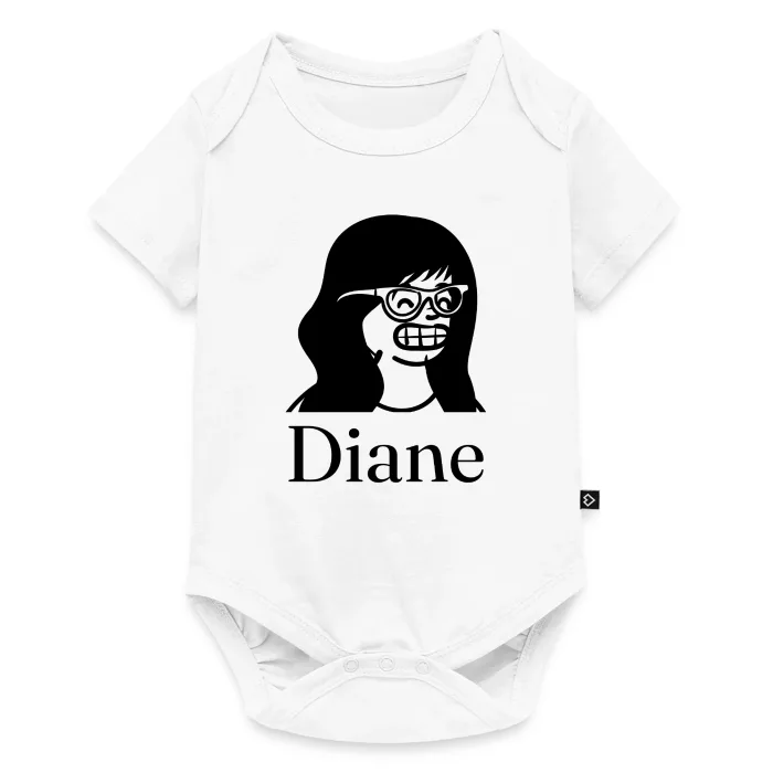 Body bébé personnalisé au prénom Diane