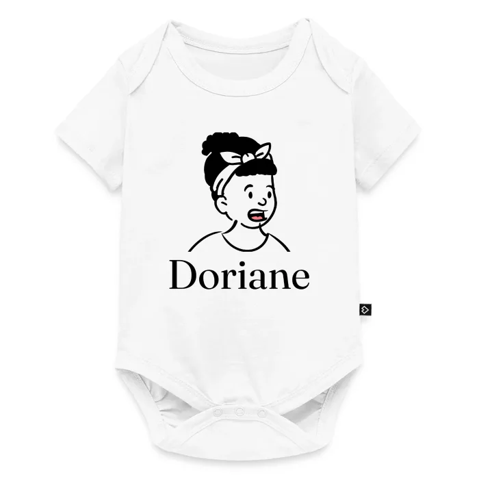 Body bébé personnalisé au prénom Doriane