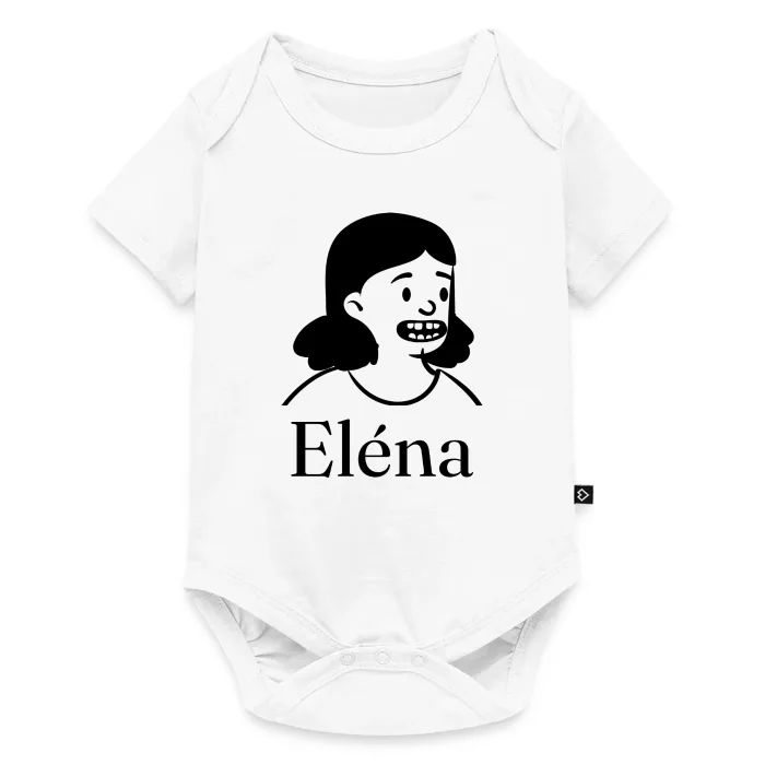 Body bébé personnalisé au prénom Eléna