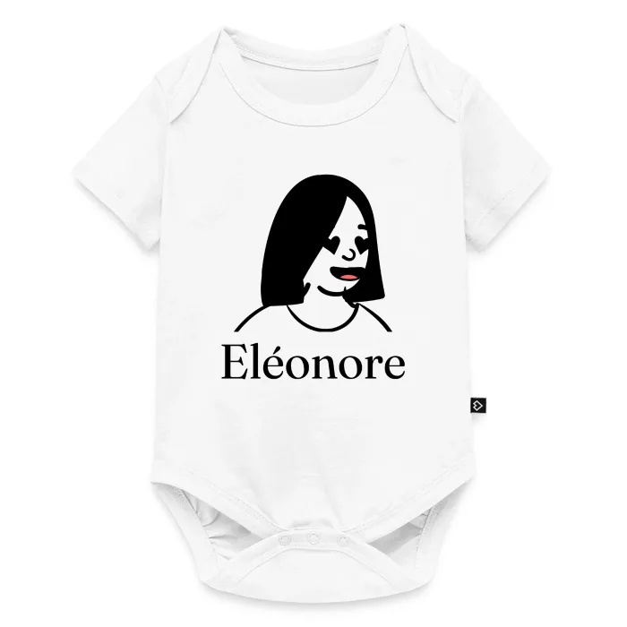 Body bébé personnalisé au prénom Eléonore