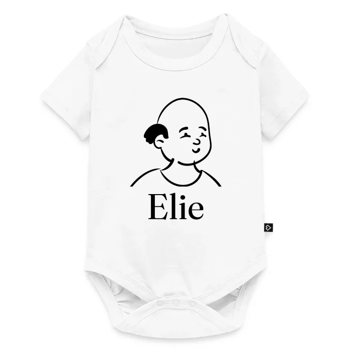 Body bébé personnalisé au prénom Elie