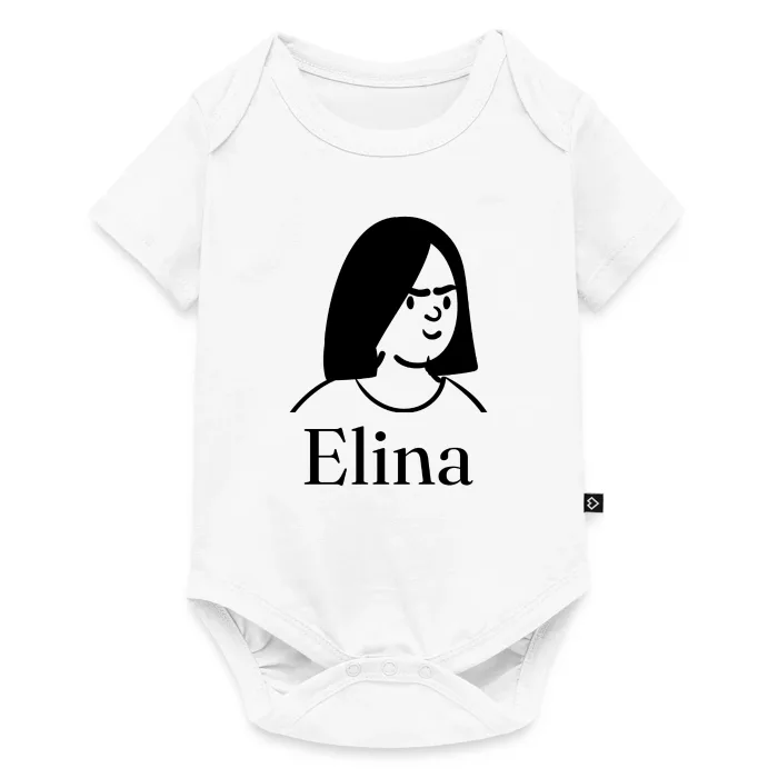 Body bébé personnalisé au prénom Elina
