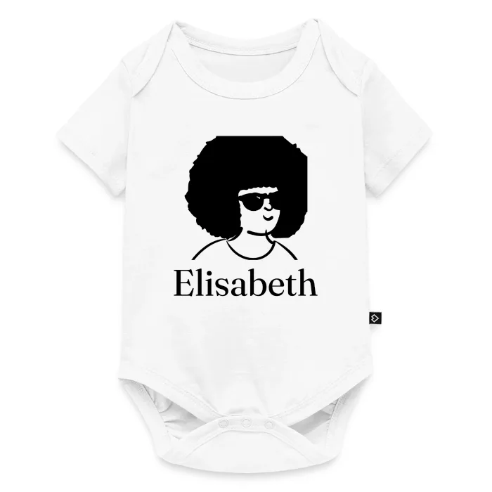Body bébé personnalisé au prénom Elisabeth