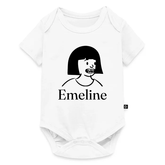 Body bébé personnalisé au prénom Emeline