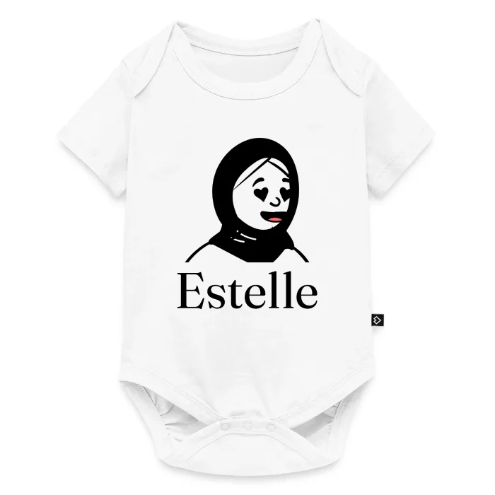 Body bébé personnalisé au prénom Estelle