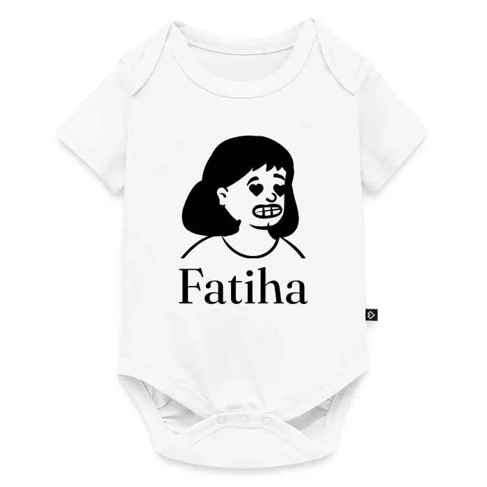 Body bébé personnalisé au prénom Fatiha