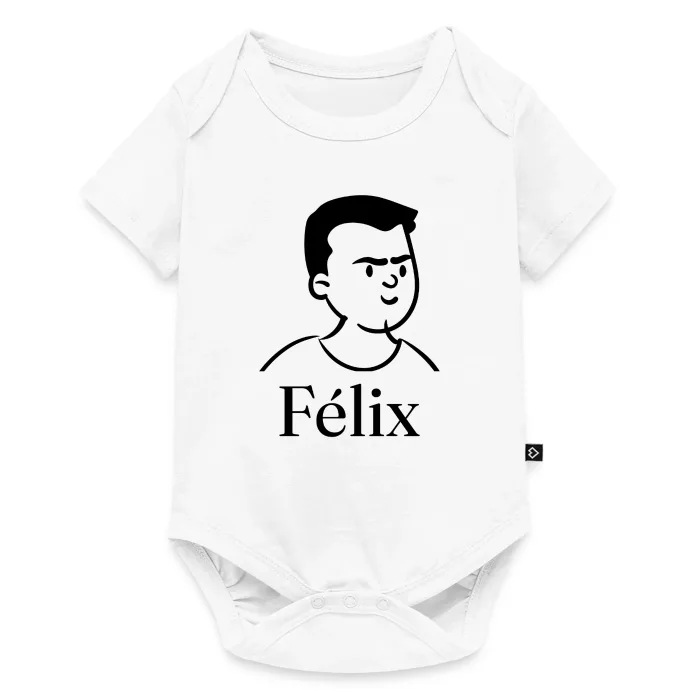 Body bébé personnalisé au prénom Félix