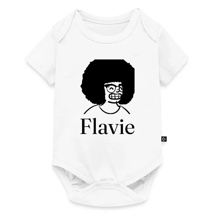 Body bébé personnalisé au prénom Flavie