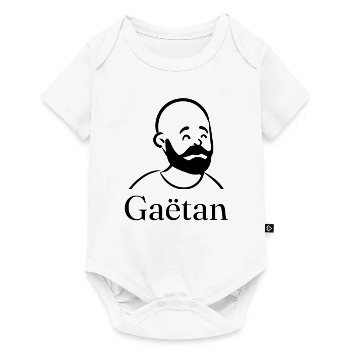 Body bébé personnalisé au prénom Gaëtan