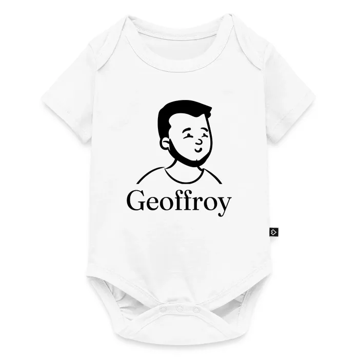 Body bébé personnalisé au prénom Geoffroy