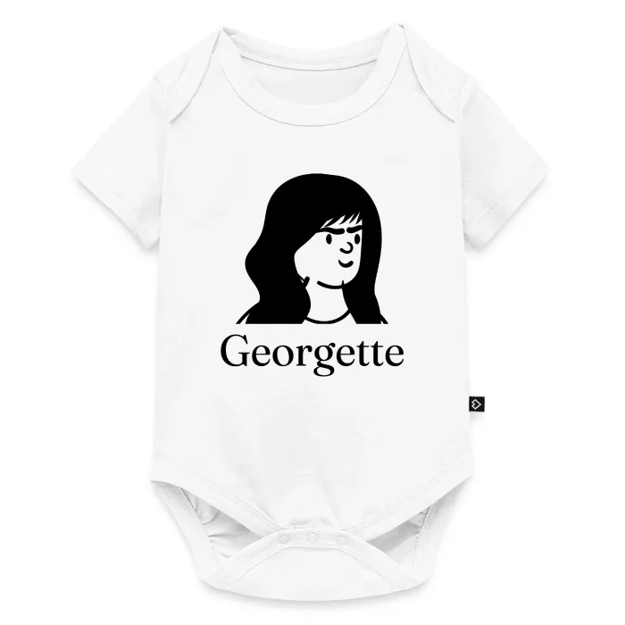 Body bébé personnalisé au prénom Georgette