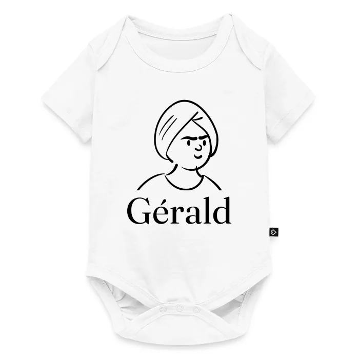 Body bébé personnalisé au prénom Gérald