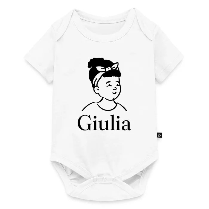 Body bébé personnalisé au prénom Giulia