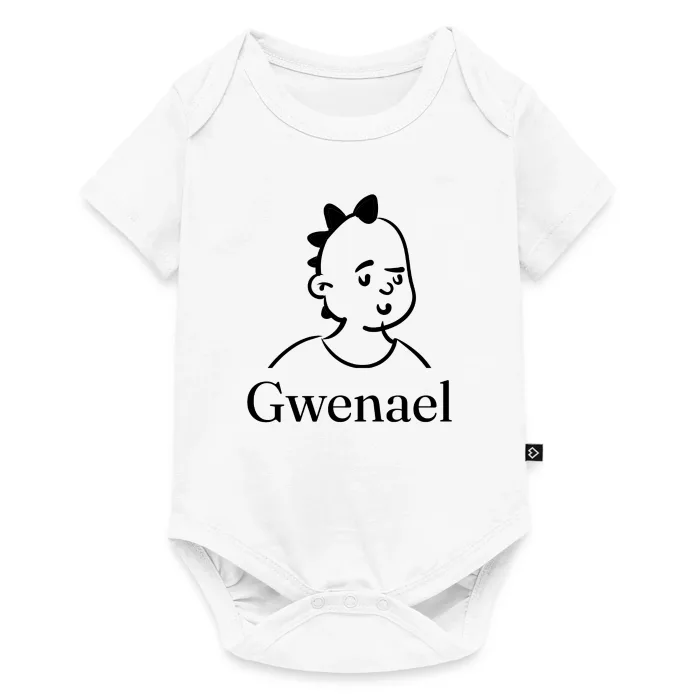 Body bébé personnalisé au prénom Gwenael