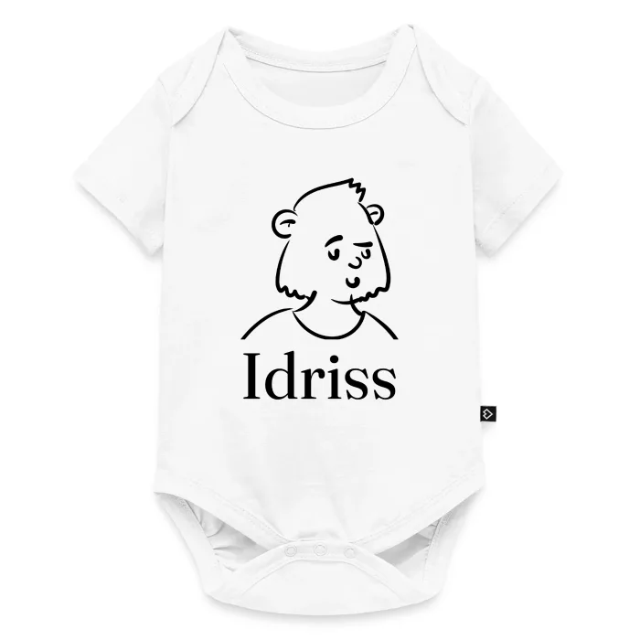 Body bébé personnalisé au prénom Idriss