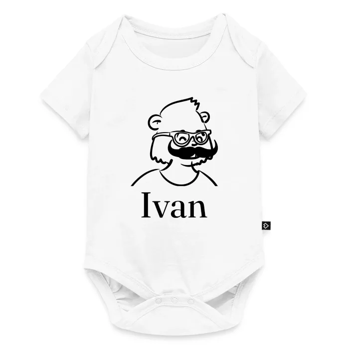 Body bébé personnalisé au prénom Ivan