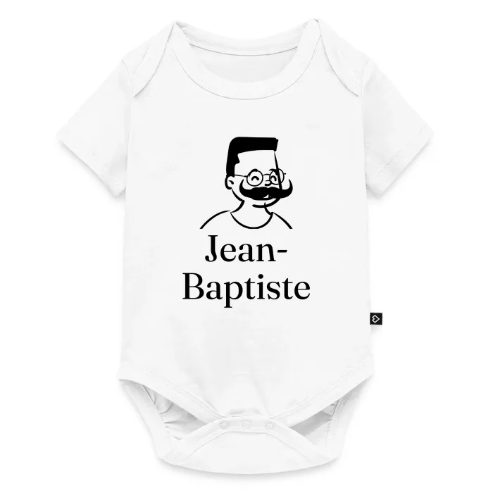 Body bébé personnalisé au prénom Jean-Baptiste