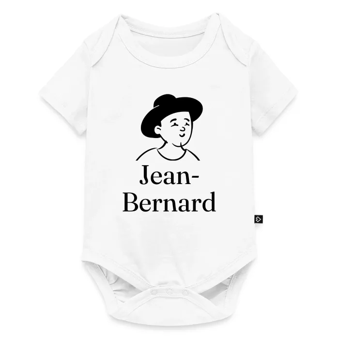 Body bébé personnalisé au prénom Jean-Bernard