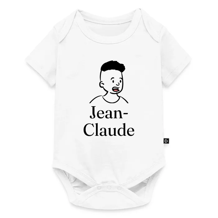 Body bébé personnalisé au prénom Jean-Claude