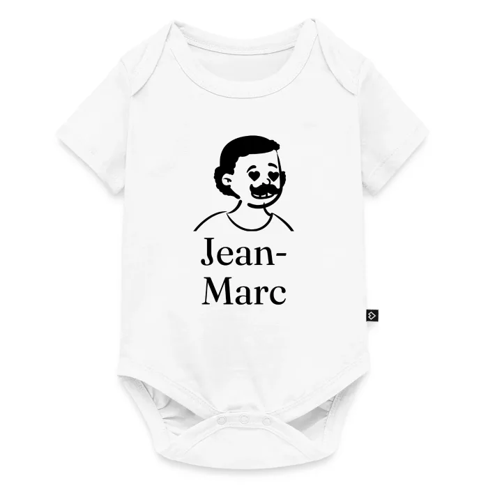 Body bébé personnalisé au prénom Jean-Marc