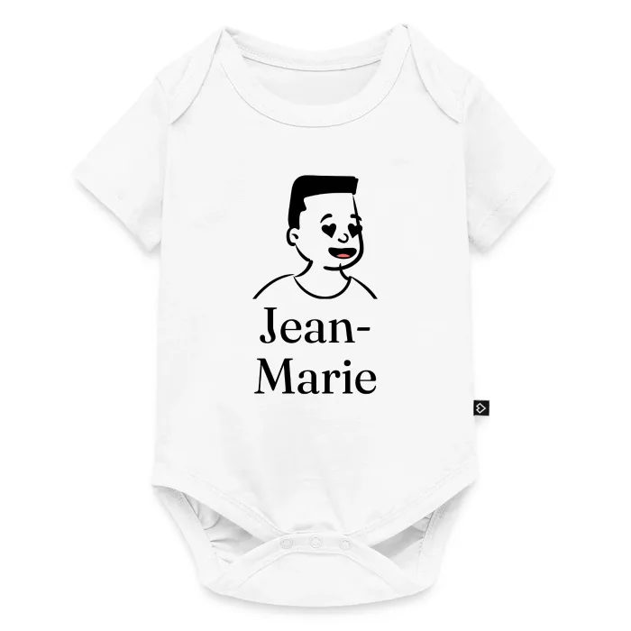 Body bébé personnalisé au prénom Jean-Marie