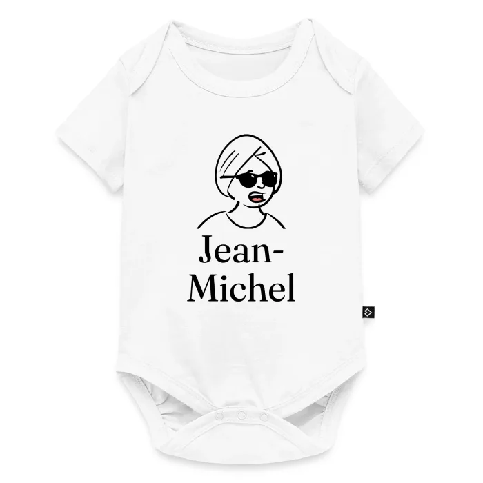 Body bébé personnalisé au prénom Jean-Michel