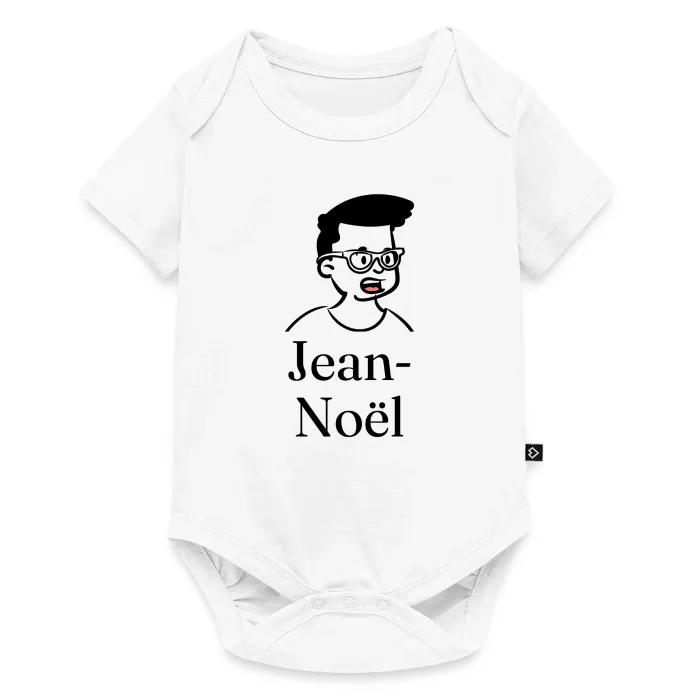 Body bébé personnalisé au prénom Jean-Noël