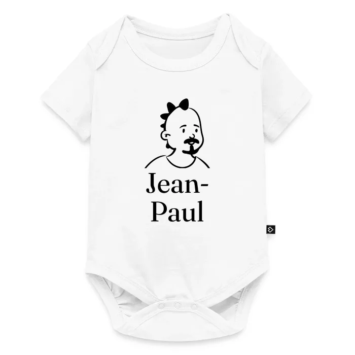 Body bébé personnalisé au prénom Jean-Paul