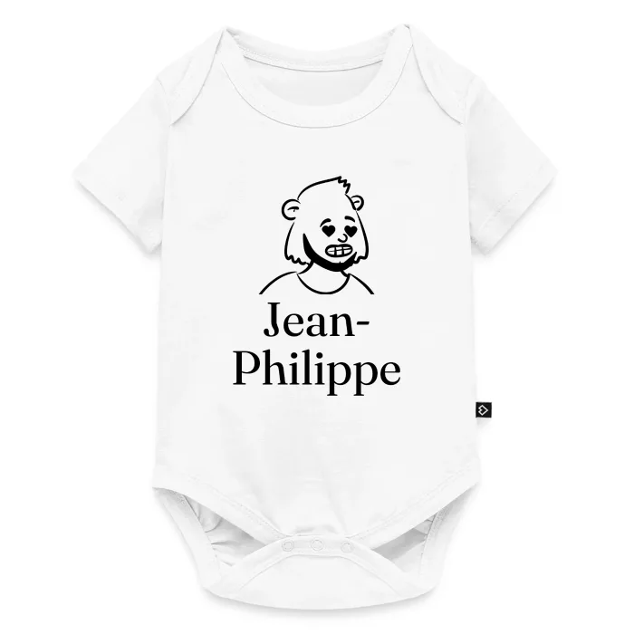 Body bébé personnalisé au prénom Jean-Philippe
