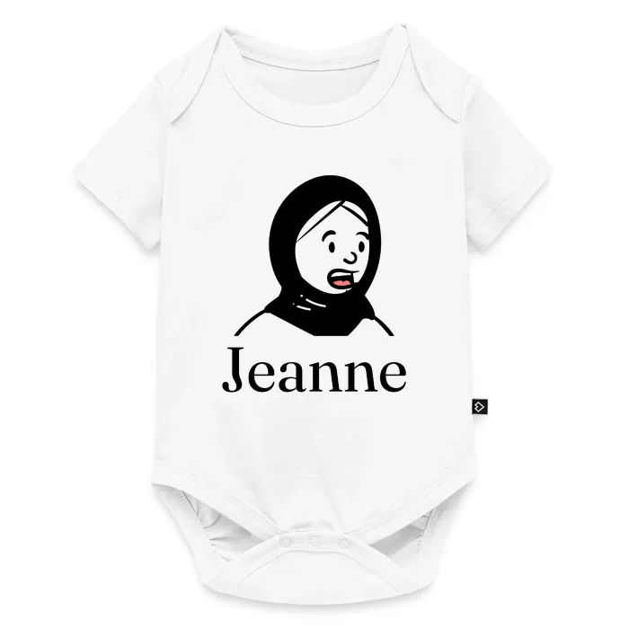 Body bébé personnalisé au prénom Jeanne