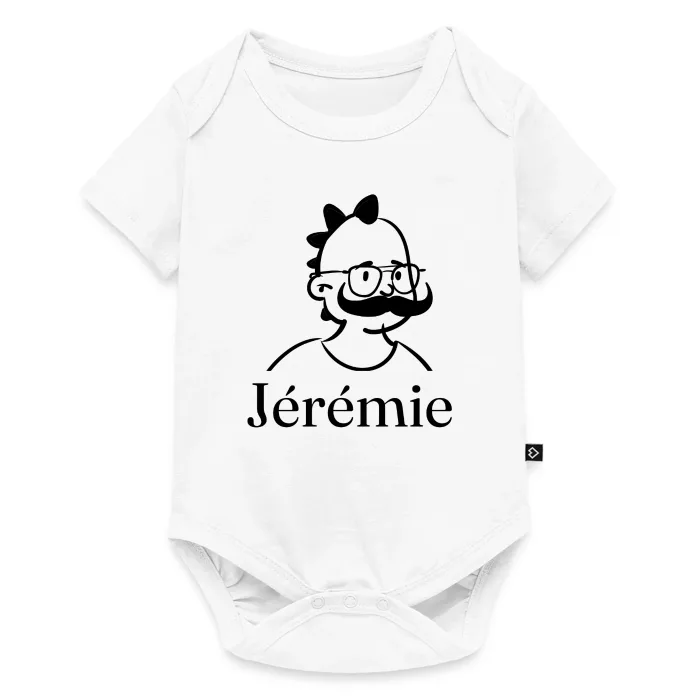 Body bébé personnalisé au prénom Jérémie