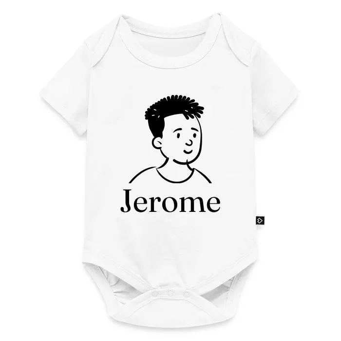 Body bébé personnalisé au prénom Jerome