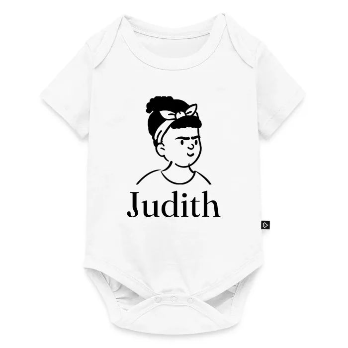 Body bébé personnalisé au prénom Judith