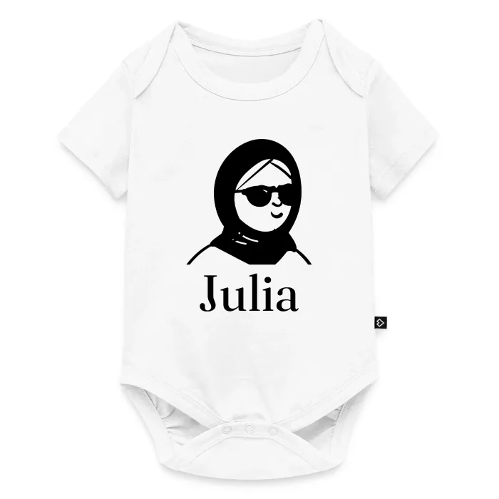 Body bébé personnalisé au prénom Julia