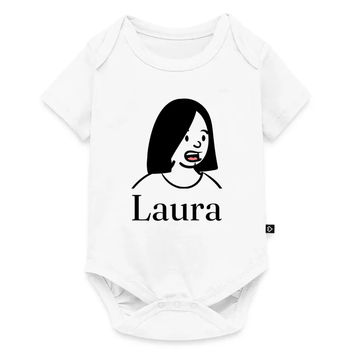 Body bébé personnalisé au prénom Laura