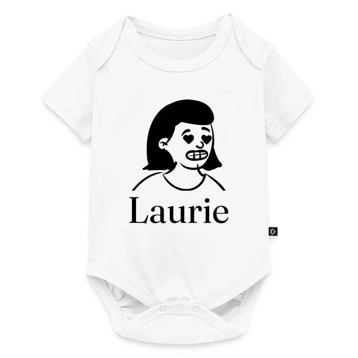 Body bébé personnalisé au prénom Laurie