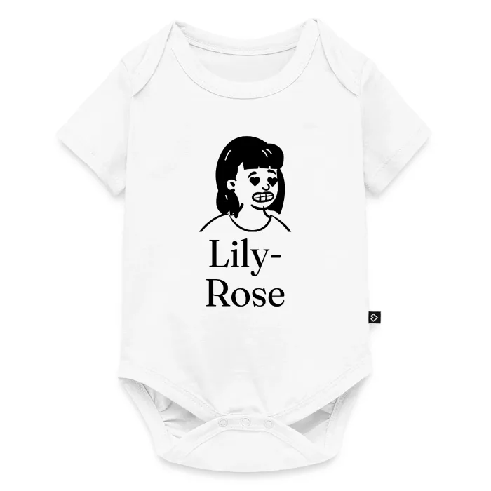 Body bébé personnalisé au prénom Lily-Rose