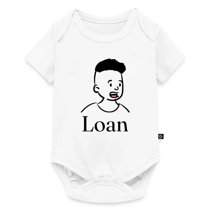 Body bébé personnalisé au prénom Loan