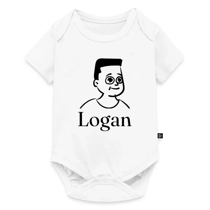 Body bébé personnalisé au prénom Logan