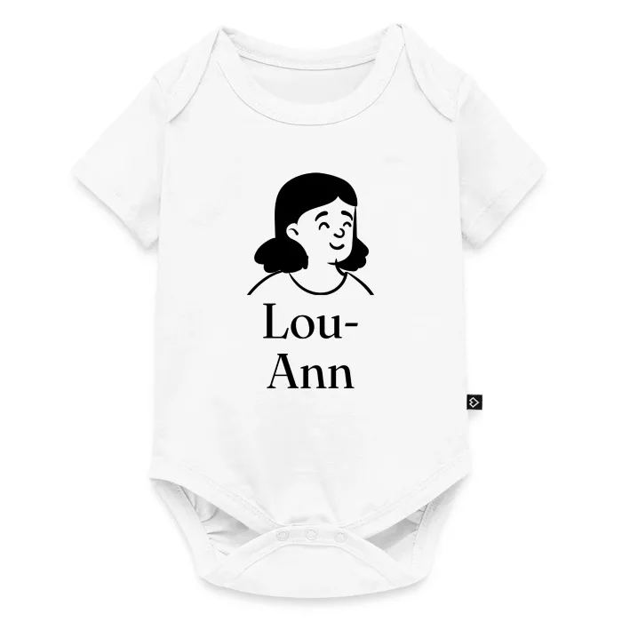Body bébé personnalisé au prénom Lou-Ann