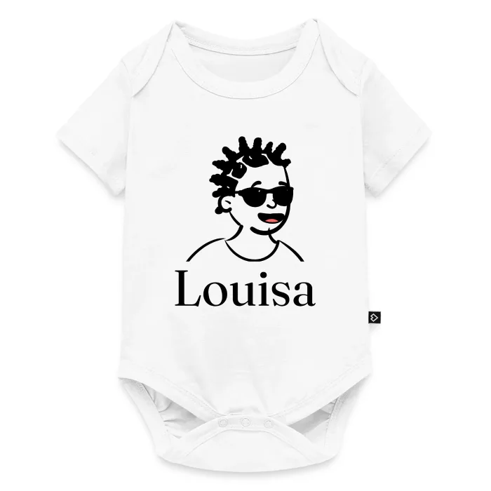 Body bébé personnalisé au prénom Louisa