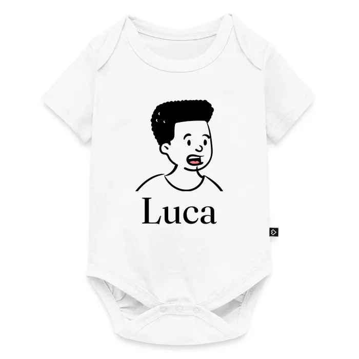 Body bébé personnalisé au prénom Luca