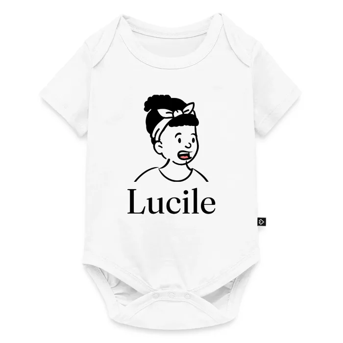 Body bébé personnalisé au prénom Lucile