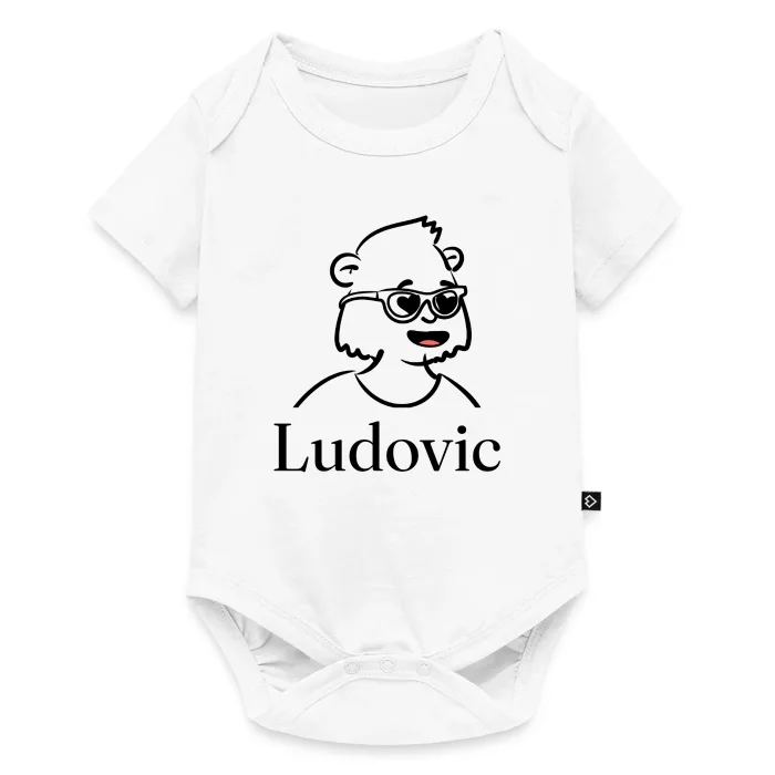 Body bébé personnalisé au prénom Ludovic