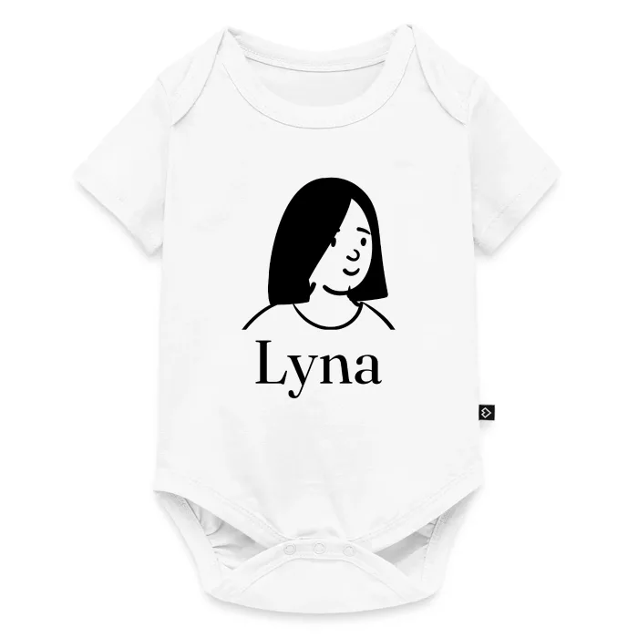 Body bébé personnalisé au prénom Lyna